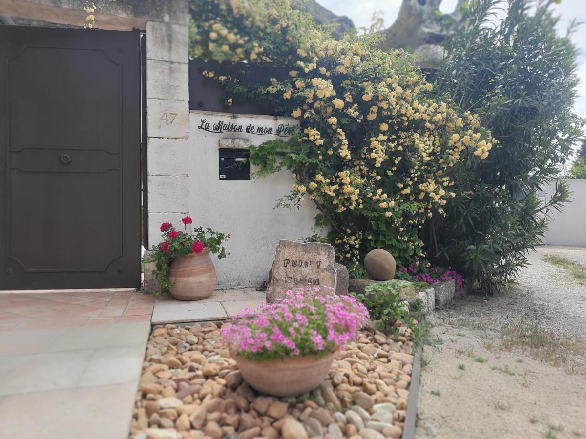 Mas La Maison de mon Père  Proche AVIGNON à PUJAUT Pujaut Exterior foto